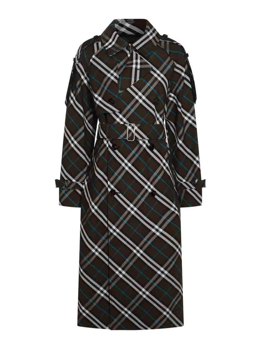 Burberry Manteau Court - Noir