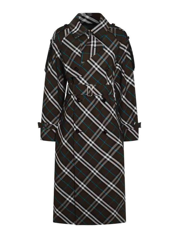 Burberry Manteau Court - Noir