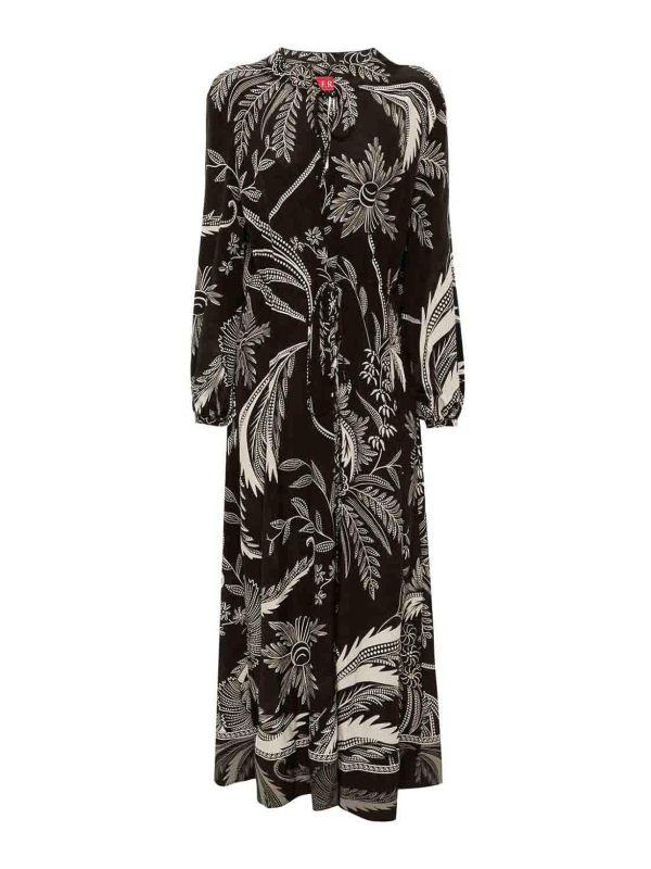 F. R.S For Restless Sleepers Robe Au Genou - Marron