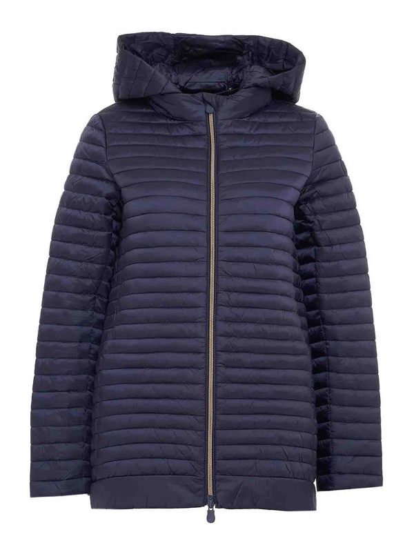 Save the Duck Manteau Court - Bleu Foncé