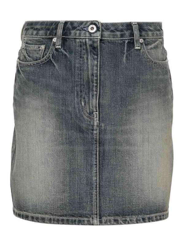 Kenzo Mini Jupe - Bleu