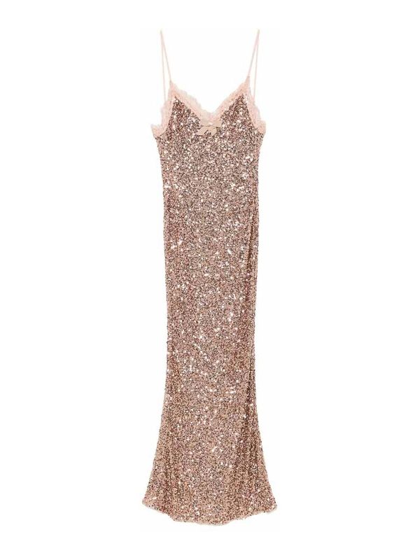 Elisabetta Franchi Robe Au Genou - Couleur Chair