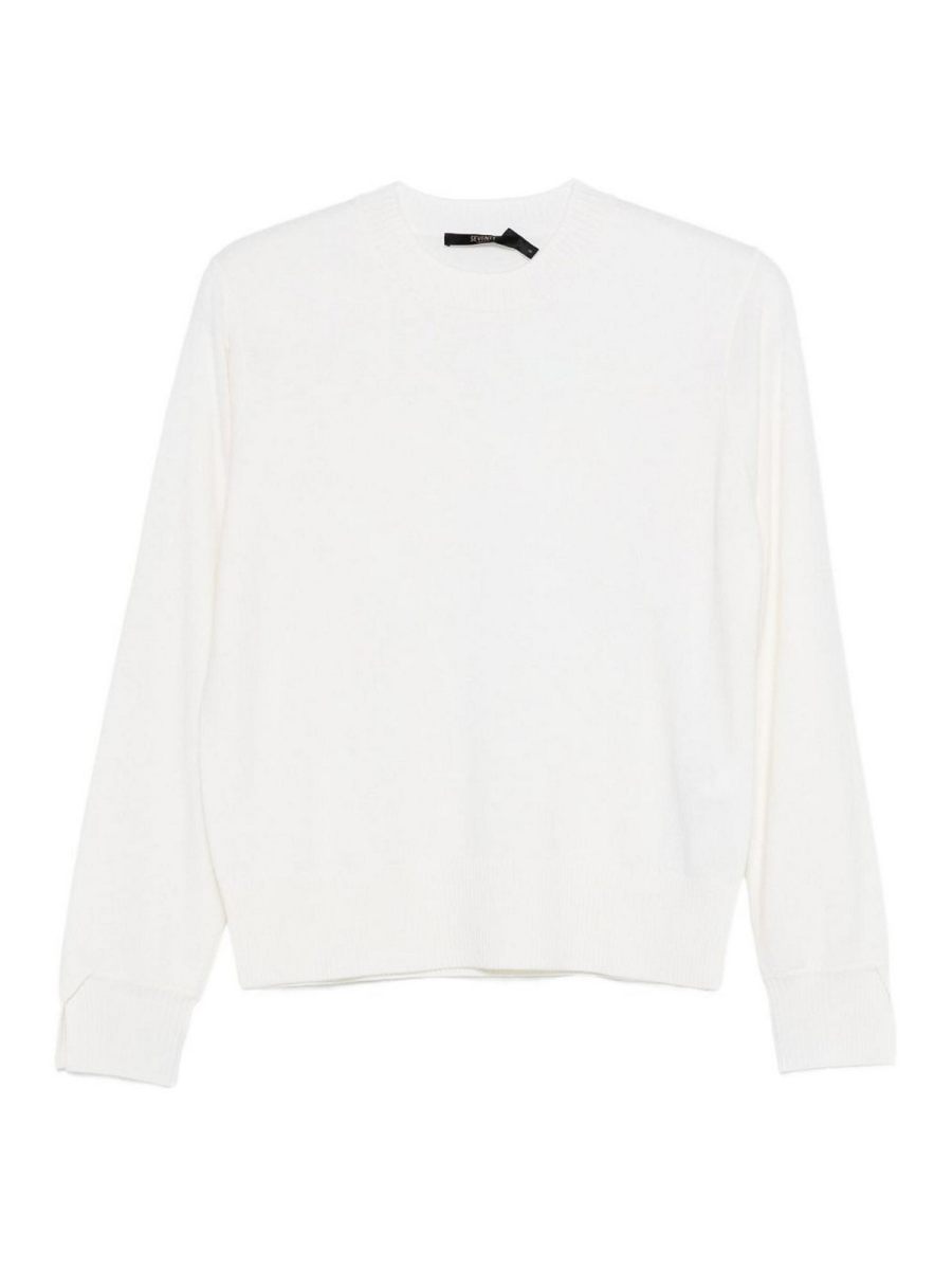 Seventy Pull Col Rond - Crème