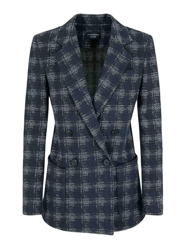 Emporio Armani Blazer Couturier - Bleu