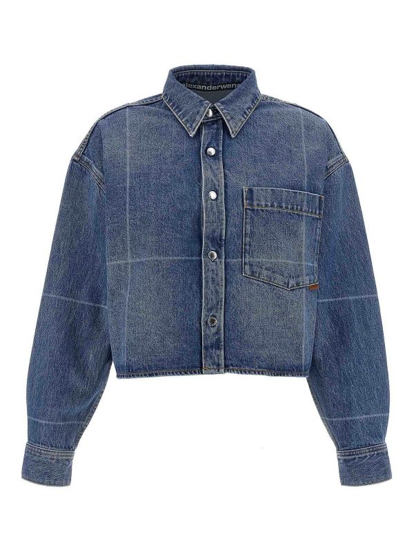 Alexander Wang Chemise - Bleu