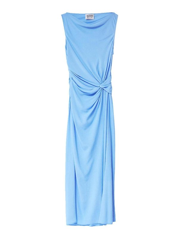 Moschino Jeans Robe Au Genou - Bleu
