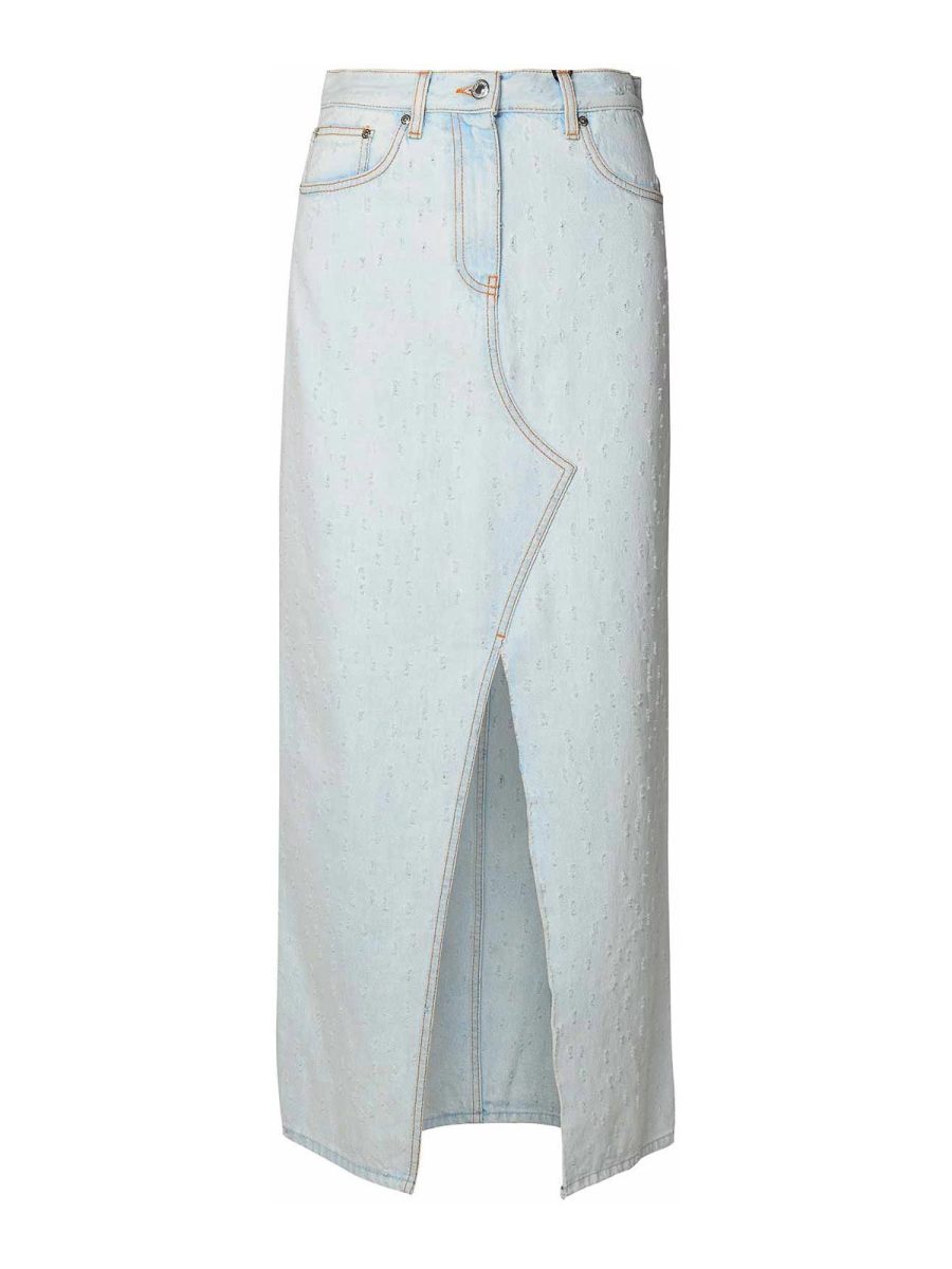 M. S.G. M. Jupe Midi - Bleu Clair