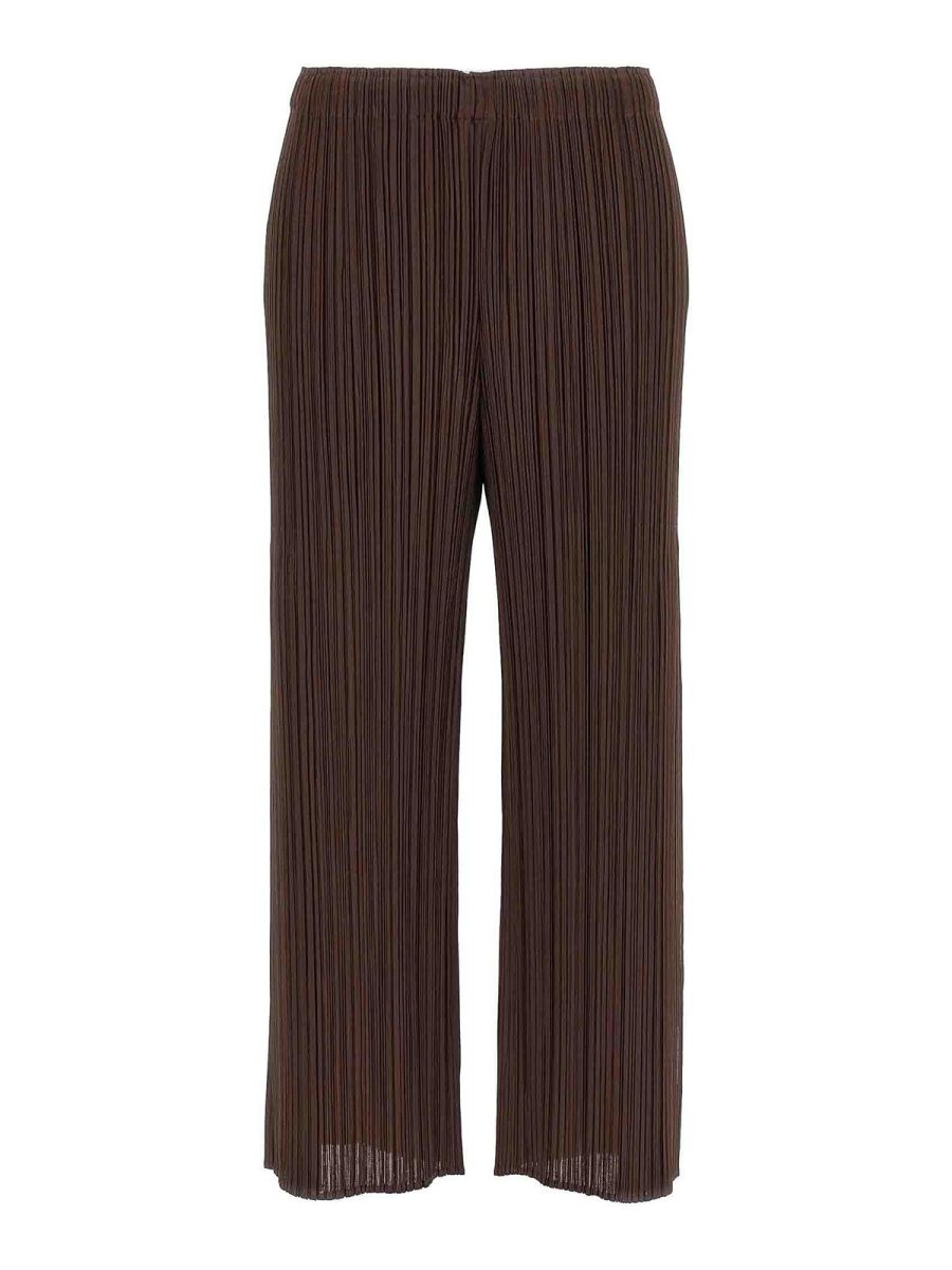 Pleats Please Issey Miyake Short - Marron