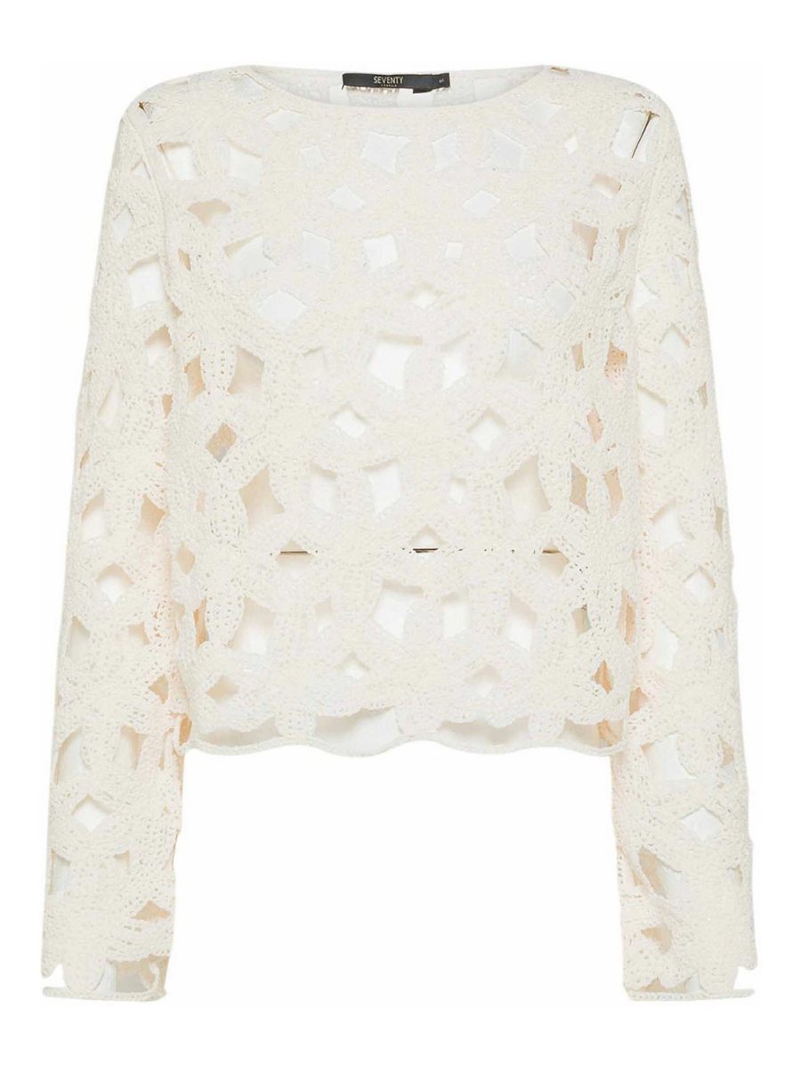 Seventy Pull Col Bateau - Blanc