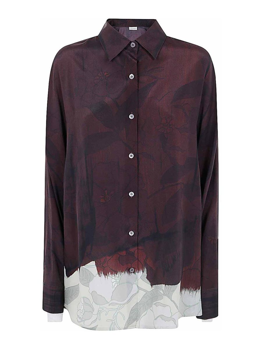 Dries Van Noten Chemise - Marron