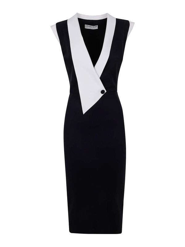 Chiara Boni La Petite Robe Robe Au Genou - Noir