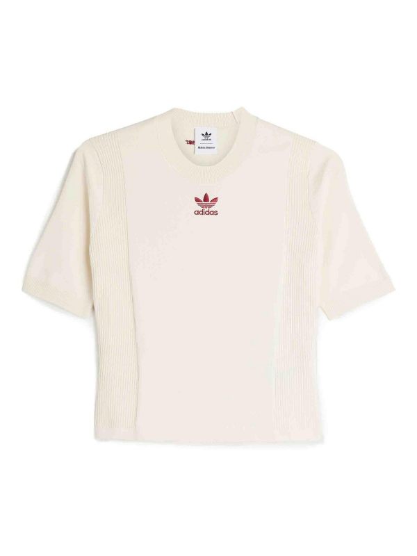Adidas Pull Col Roulé - Blanc