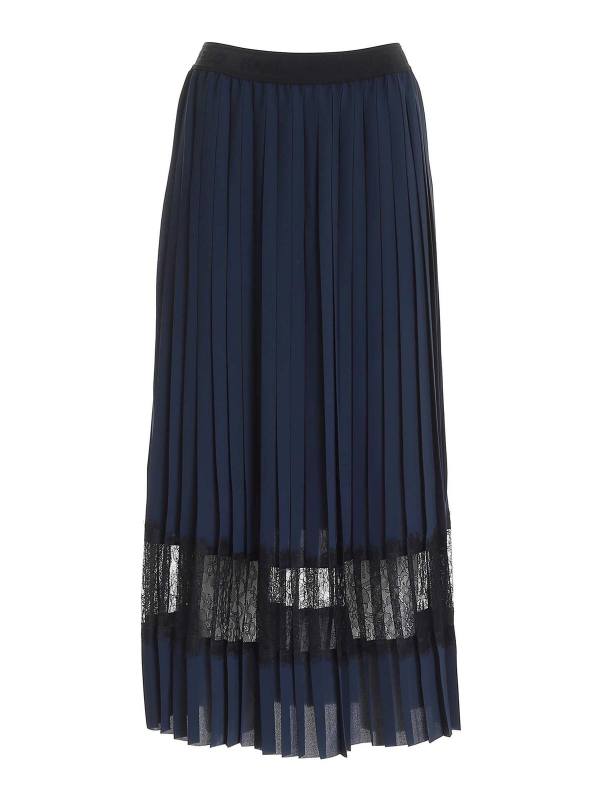 Karl Lagerfeld Jupe Longue - Bleu