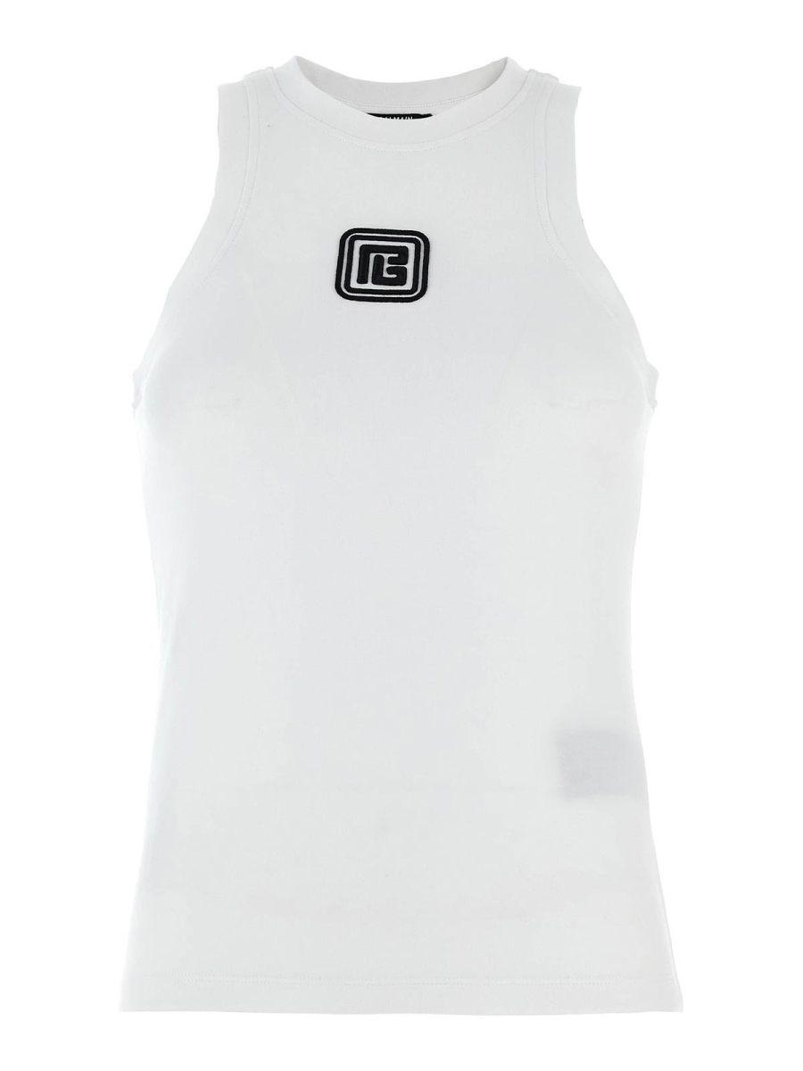 Balmain Top - Blanc