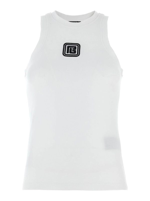 Balmain Top - Blanc