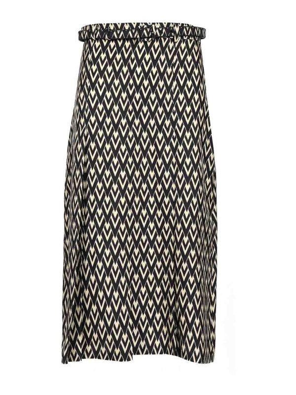 Valentino Garavani Jupe Midi - Multicolore
