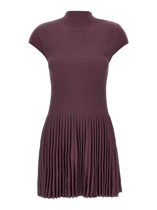 Magda Butrym Robe Au Genou - Violet