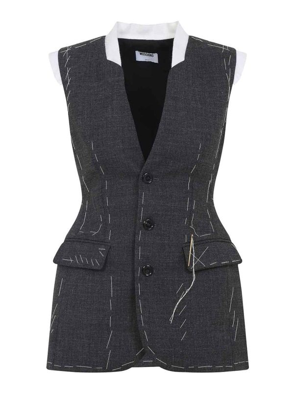 Moschino Gilet - Multicolore