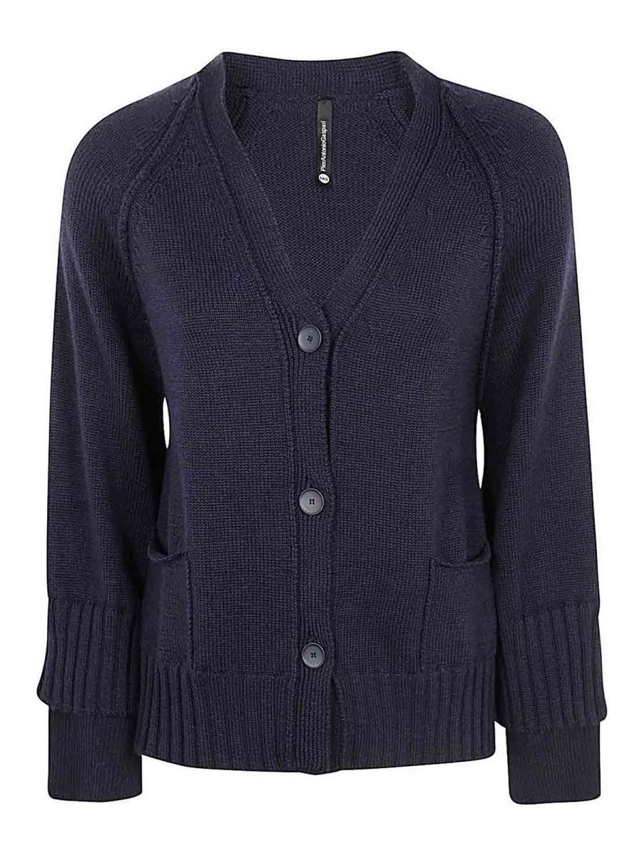 PierAntonio Gaspari Cardigan - Bleu