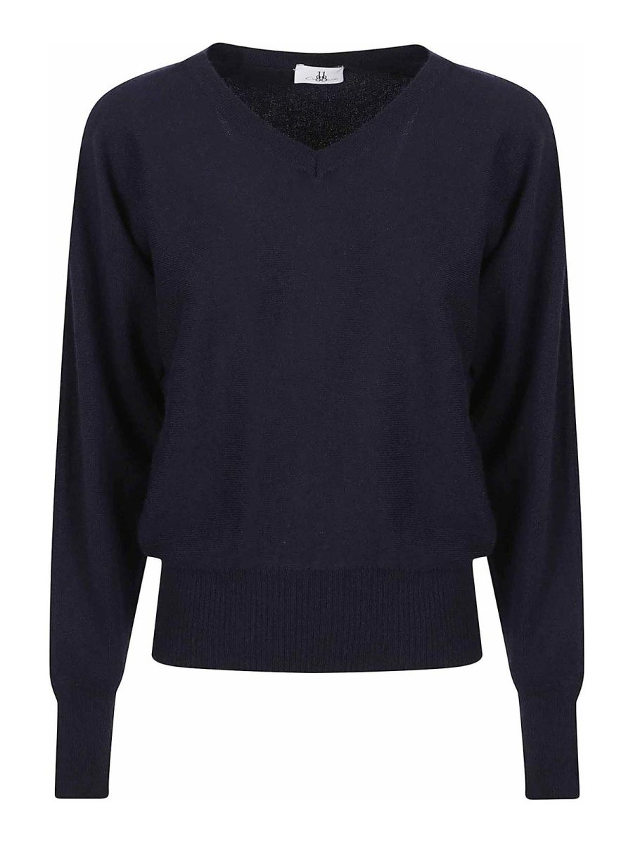 Eleven88 Pull Col Bateau - Bleu