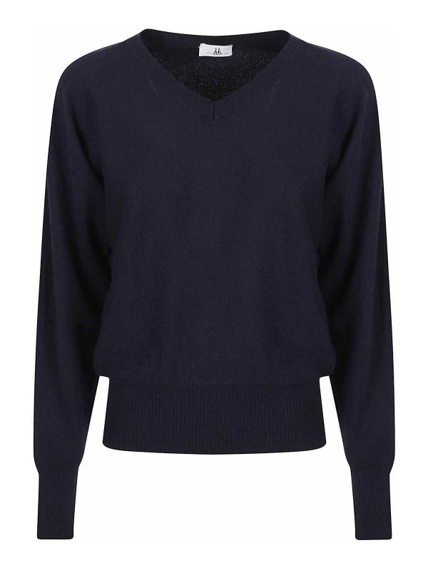 Eleven88 Pull Col Bateau - Bleu