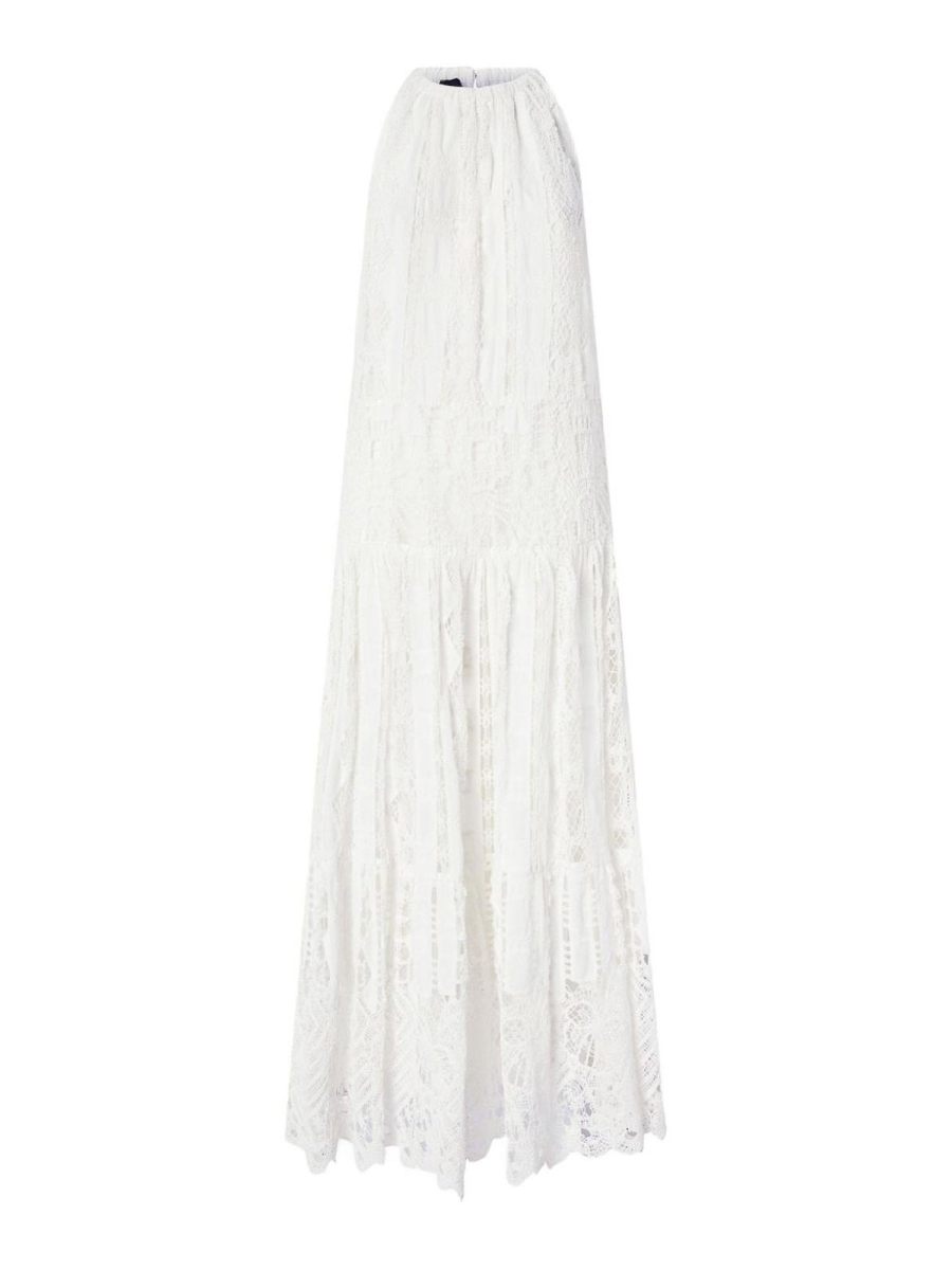 Pinko Maxi Robe - Blanc