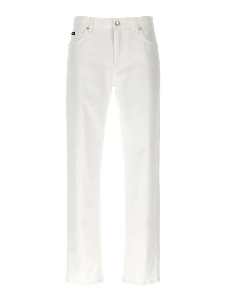 Dolce & Gabbana Jean Droit - Blanc