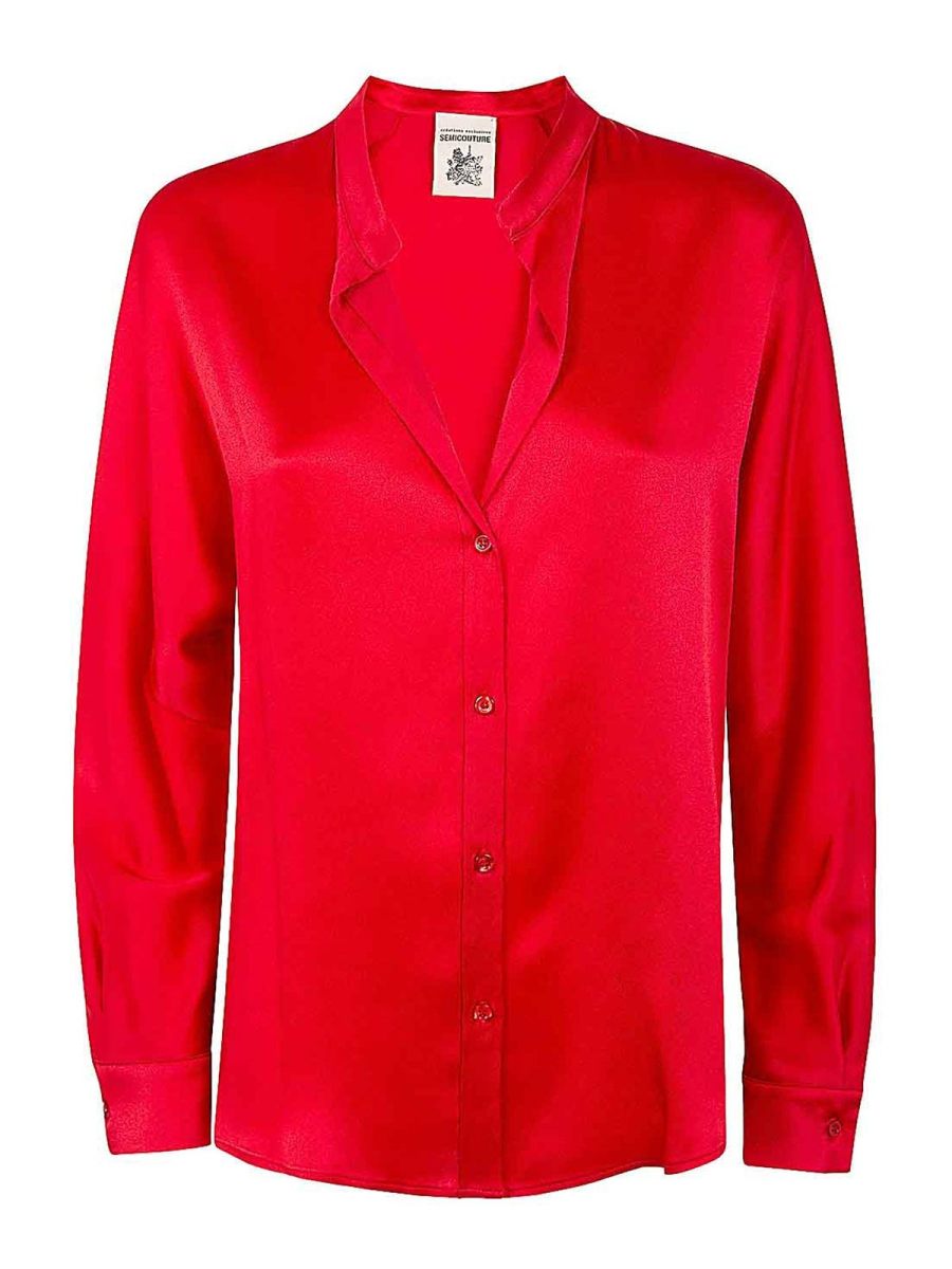 Semicouture Chemise - Rouge