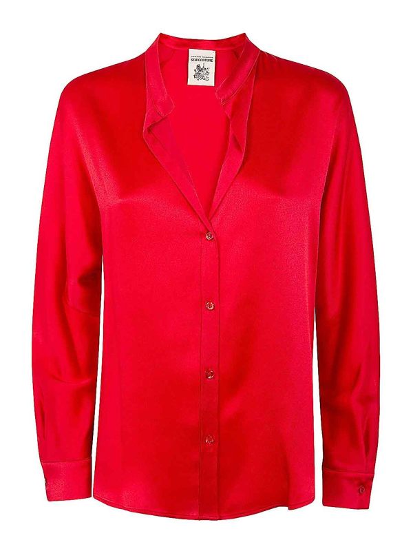 Semicouture Chemise - Rouge