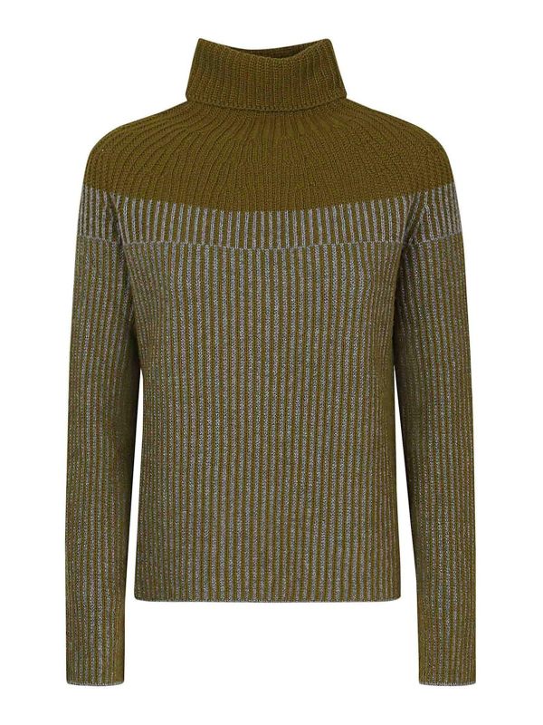 Cividini Pull Col Bateau - Vert