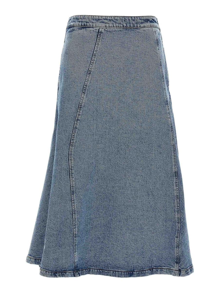Fabiana Filippi Jupe Midi - Bleu Clair