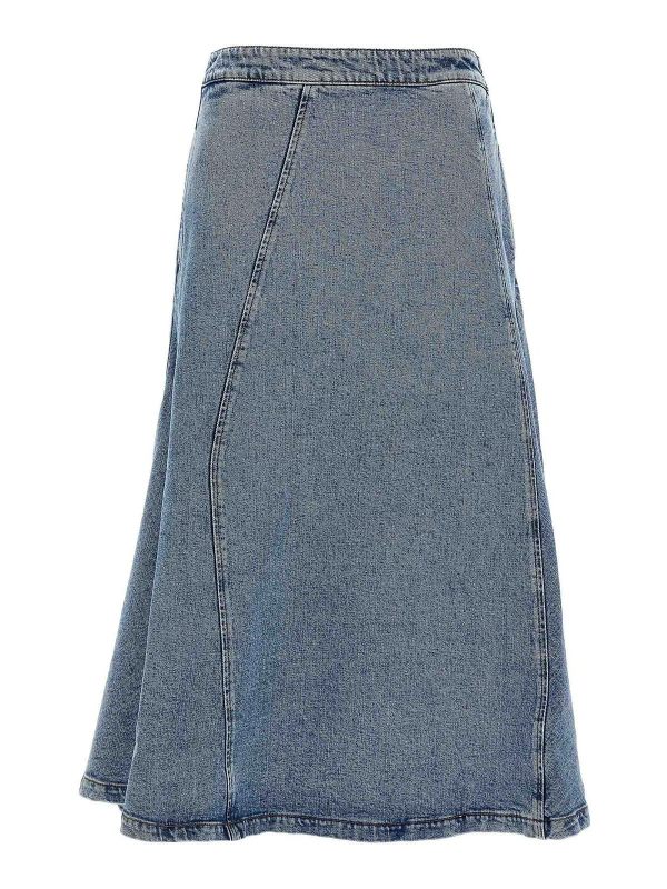 Fabiana Filippi Jupe Midi - Bleu Clair