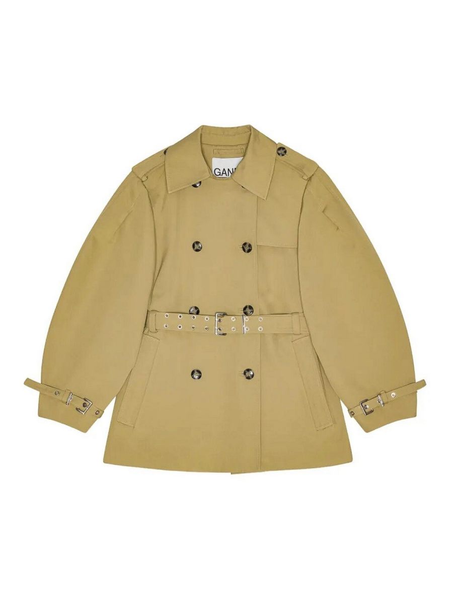 Ganni Manteau Court - Beige
