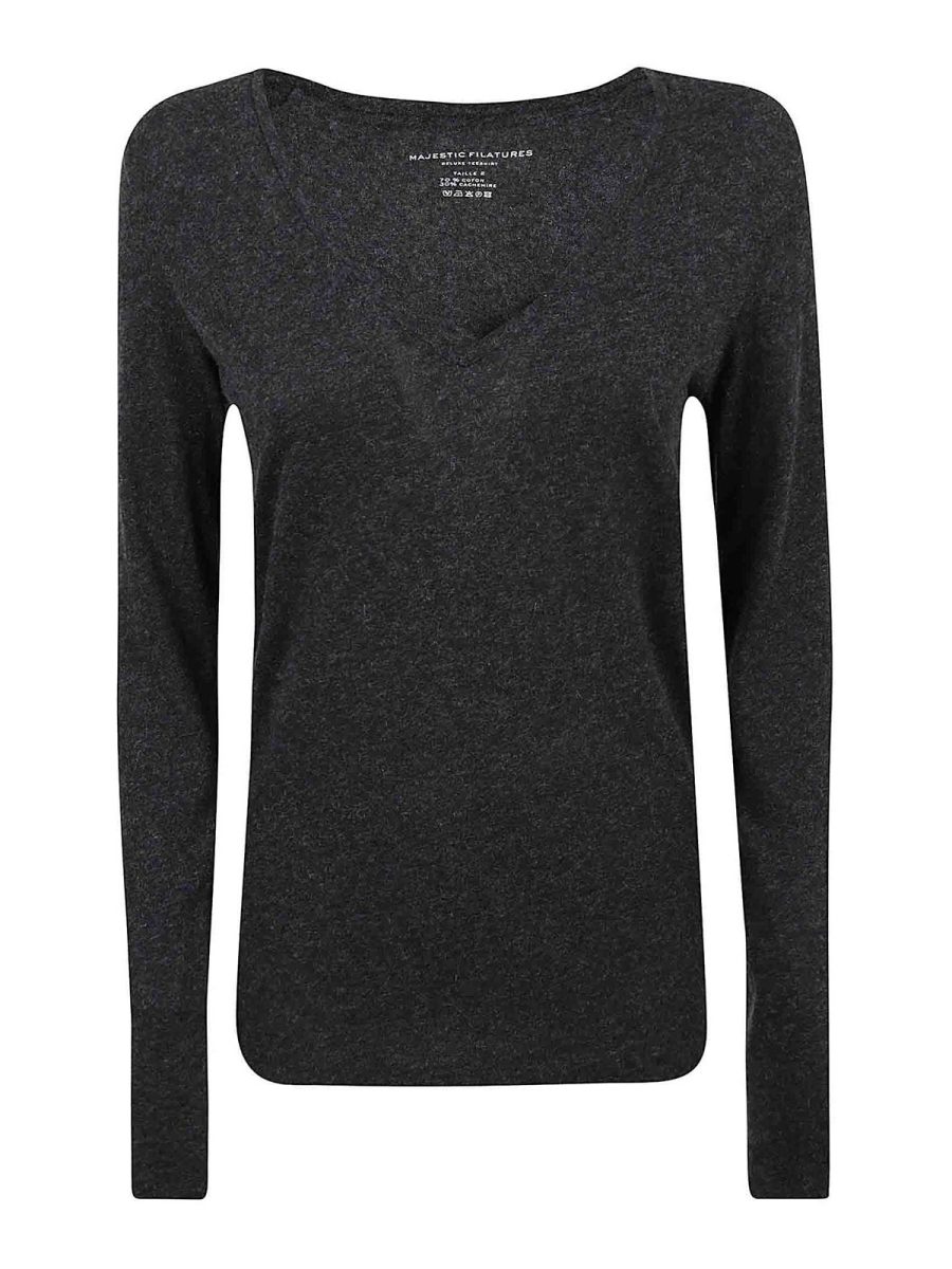 Majestic Filatures T-Shirt - Gris Foncé