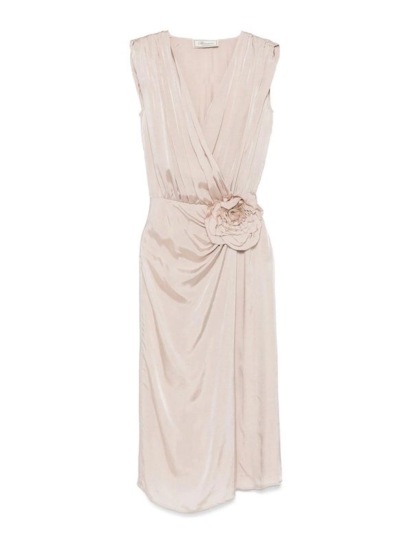 Blumarine Robe Au Genou - Couleur Chair