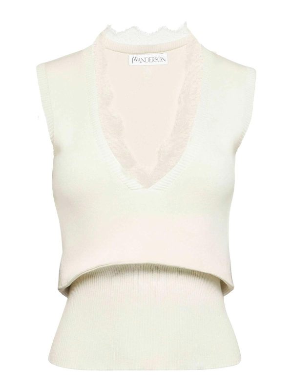 J. W. Anderson Gilet - Blanc