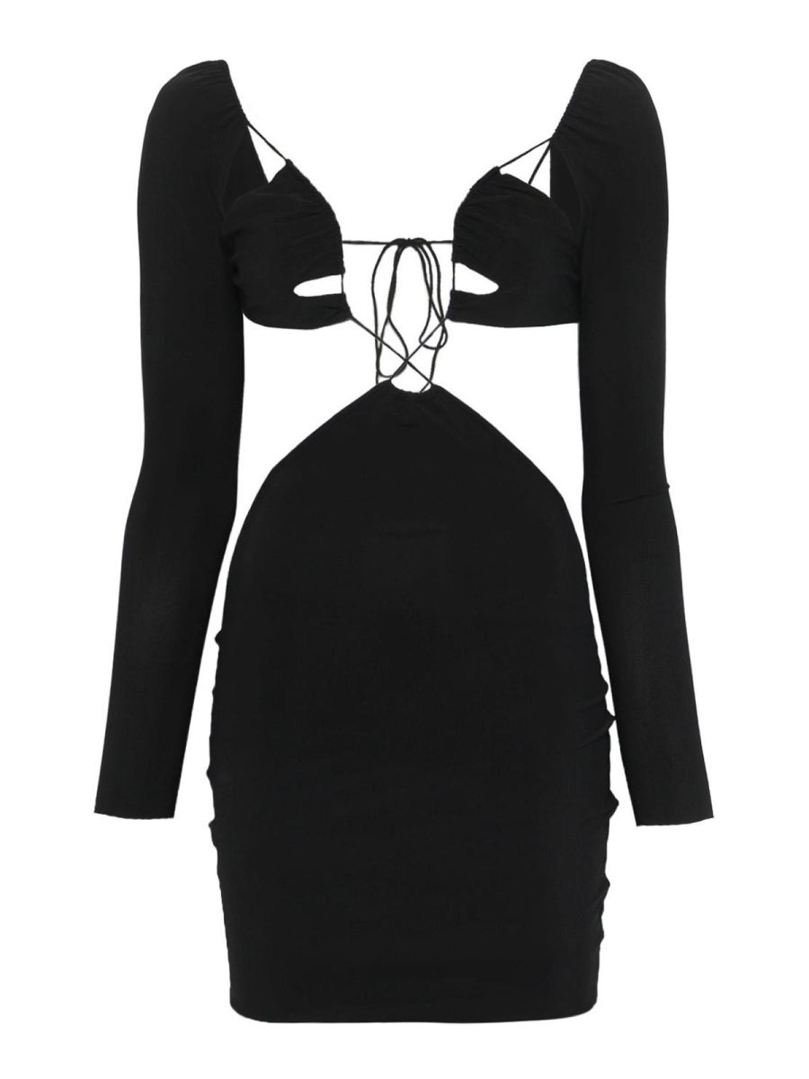 Amazuìn Robe Au Genou - Noir