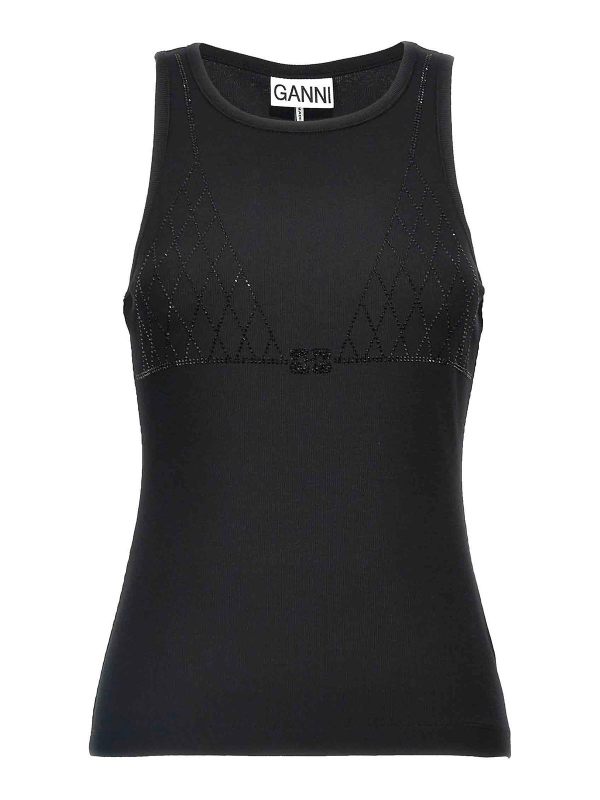Ganni Top - Noir