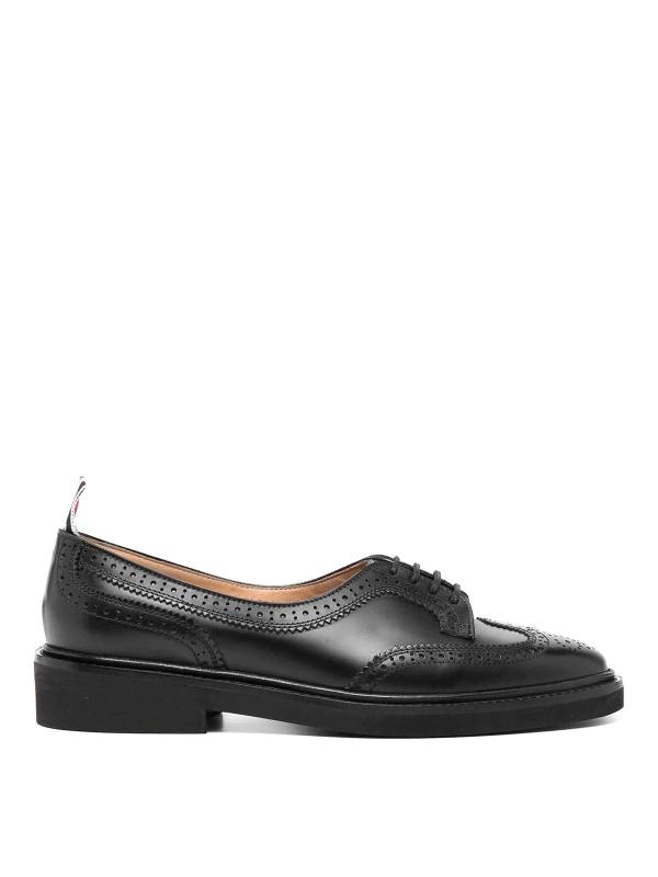 Thom Browne Chaussures À Lacets - Noir