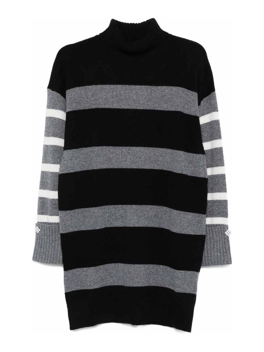 Liu Jo Robe Au Genou - Noir