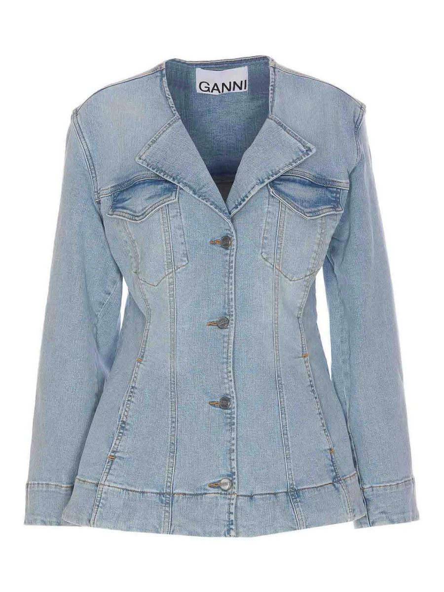 Ganni Veste En Jean - Denim