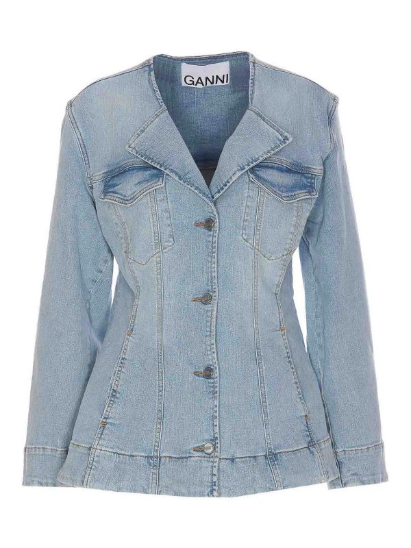 Ganni Veste En Jean - Denim