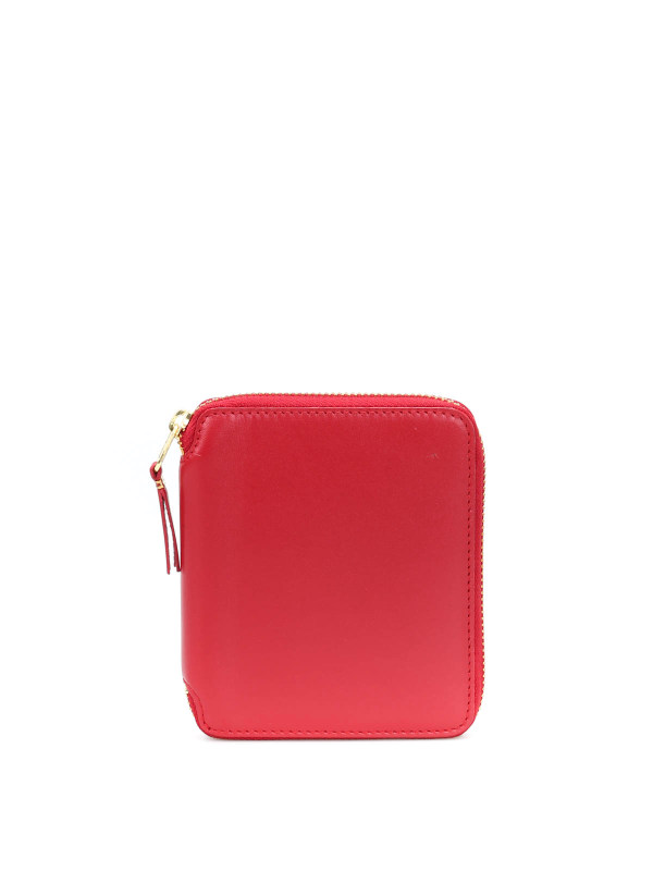 Comme Des Garcons Super Fluo zip around wallet