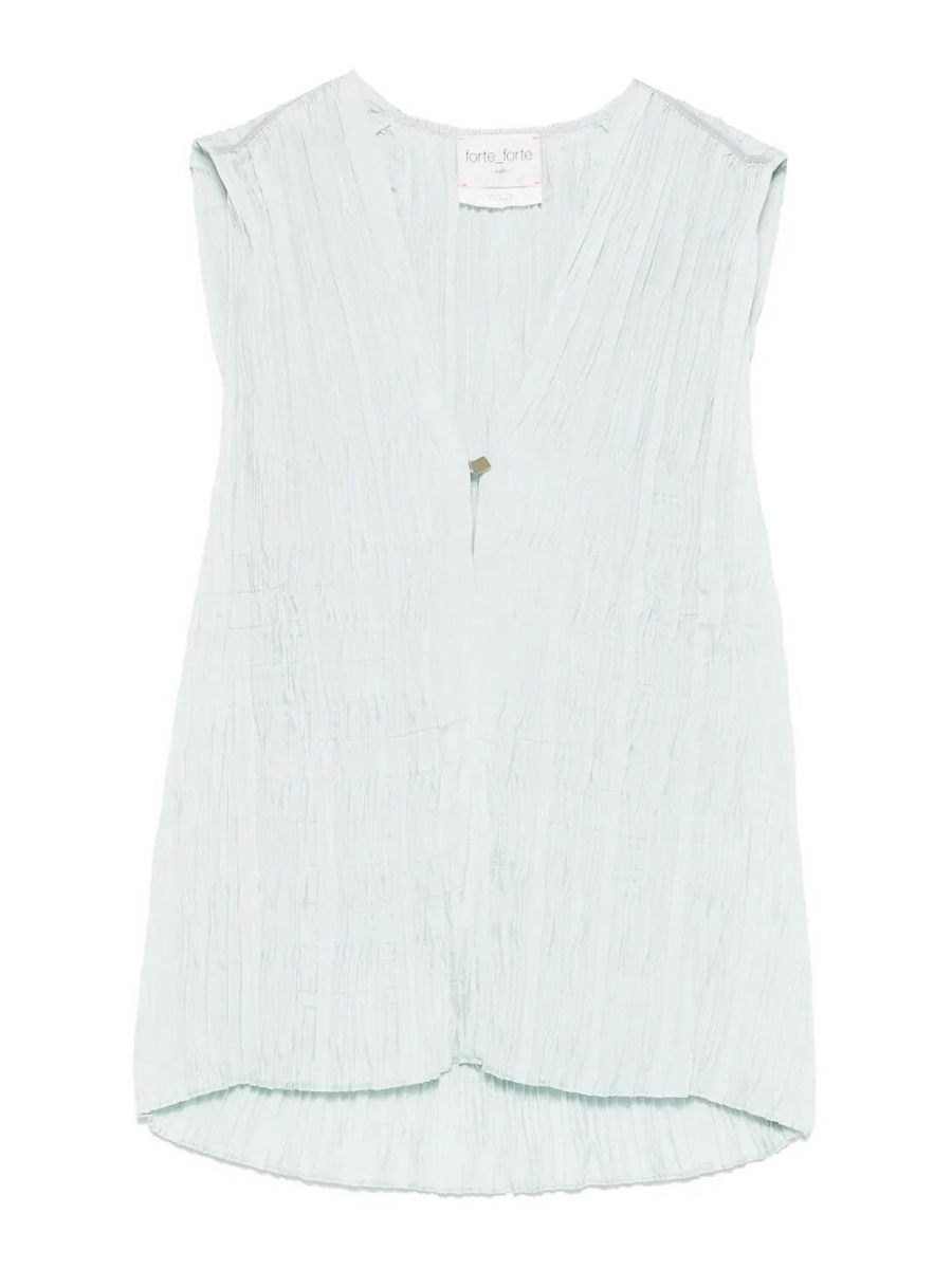 Forte Forte Top - Bleu Clair