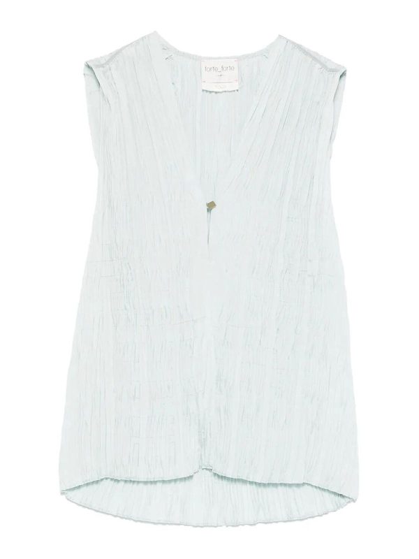 Forte Forte Top - Bleu Clair