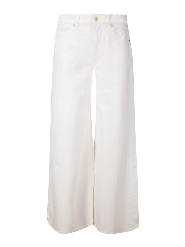 7 For All Mankind Jean Bootcut - Blanc