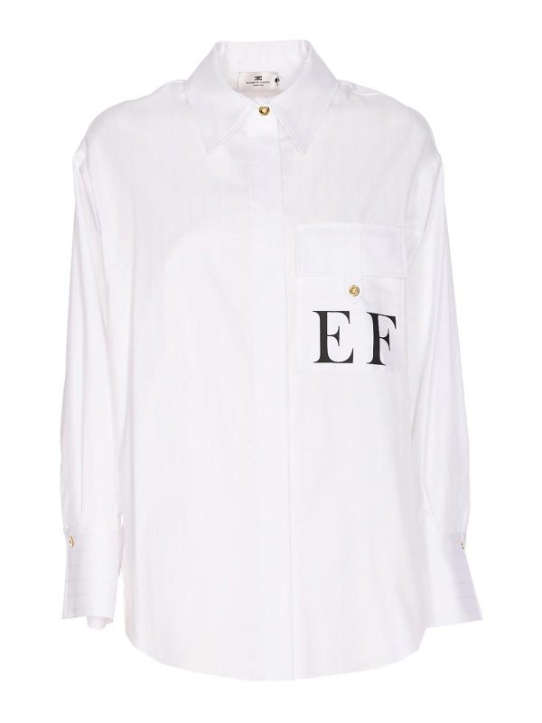 Elisabetta Franchi Chemise - Blanc