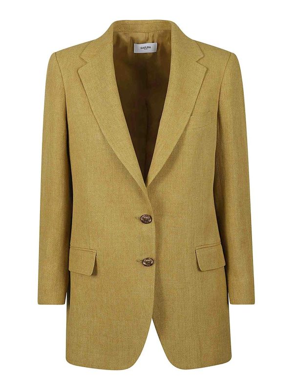 Saulina Veste Casual - Jaune Foncé