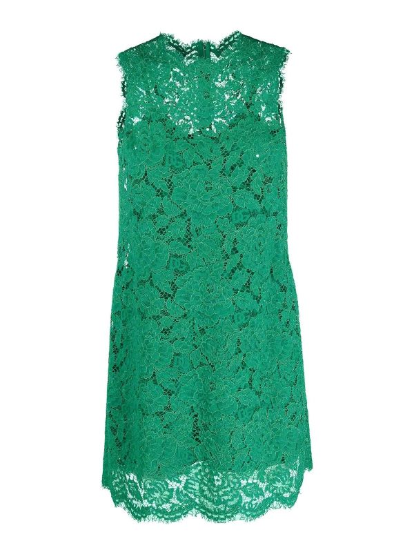 Dolce & Gabbana Robe Courte - Vert
