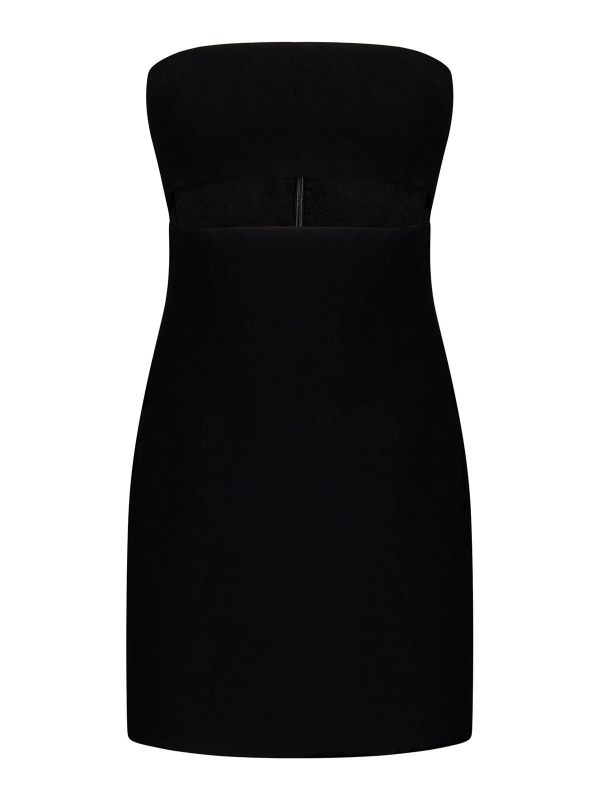 Mônot Robe Au Genou - Noir